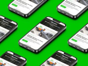 Mobile friendly website redesign for automotive company