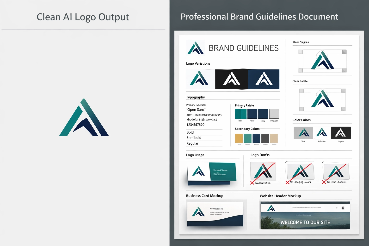 AI logo maker vs professional designer comparison for small business branding