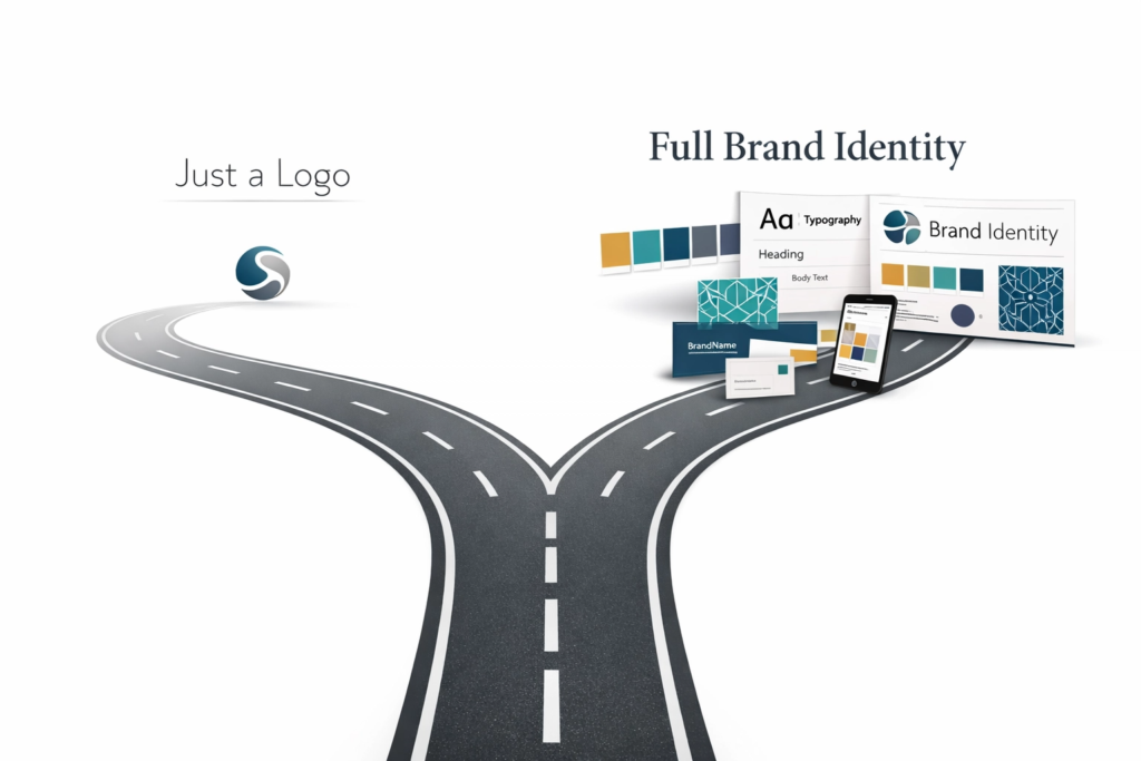 Logo vs full brand identity decision — which branding option is right for your small business