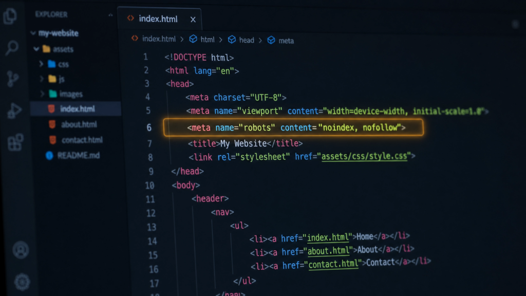 Noindex tag blocking website from ranking on Google