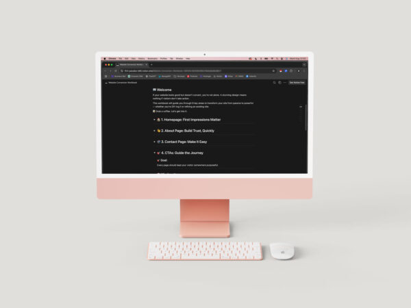 Website Conversion Workbook